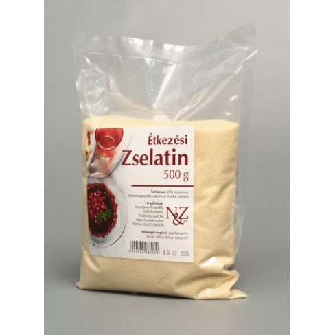 N&z étkezési zselatin 200 bloom 500g